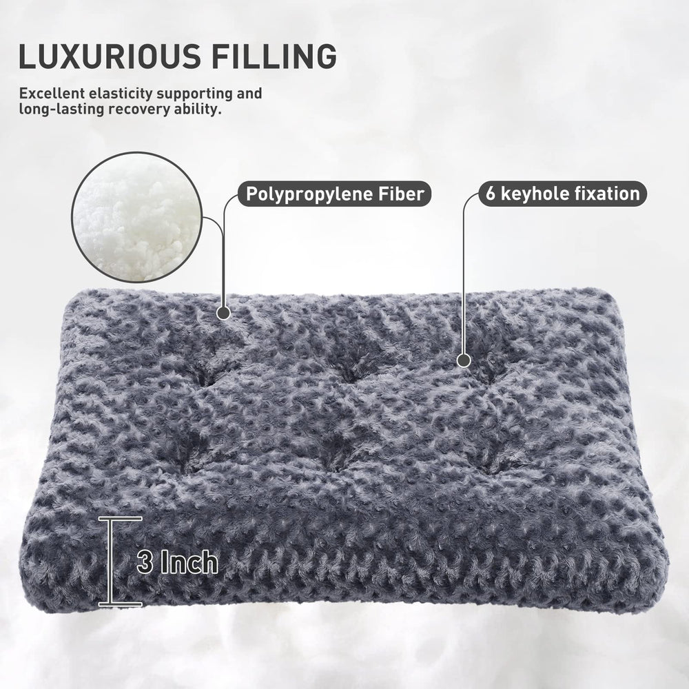 KSIIA Washable Dog Bed Deluxe side profile highlights supportive edges for lounging