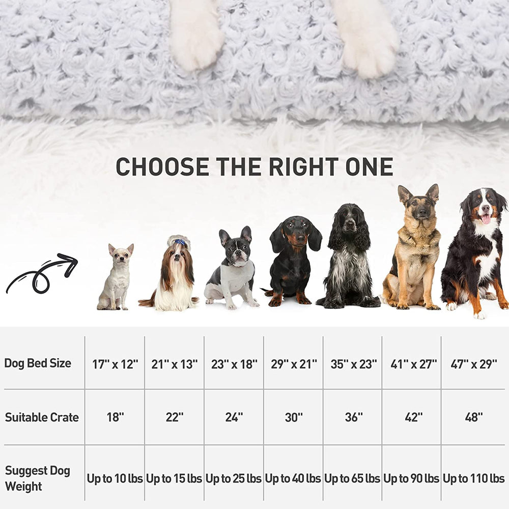KSIIIA washable dog bed deluxe travel-ready for car trips