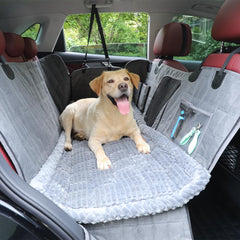 Ksiliup dog bed car backseat gray: cozy protection for upholstery