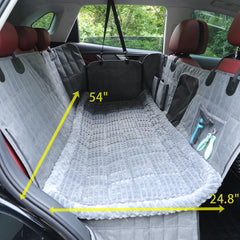 Ksiliup dog bed non-slip bottom keeps the seat in place during rides