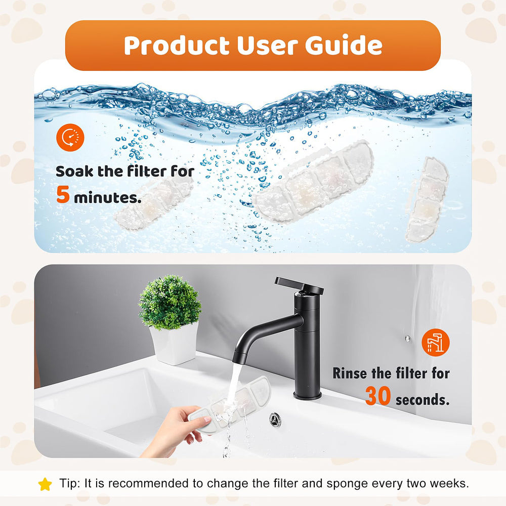 KTNAid Pawtners WF008A fountain setup illustration for quick setup