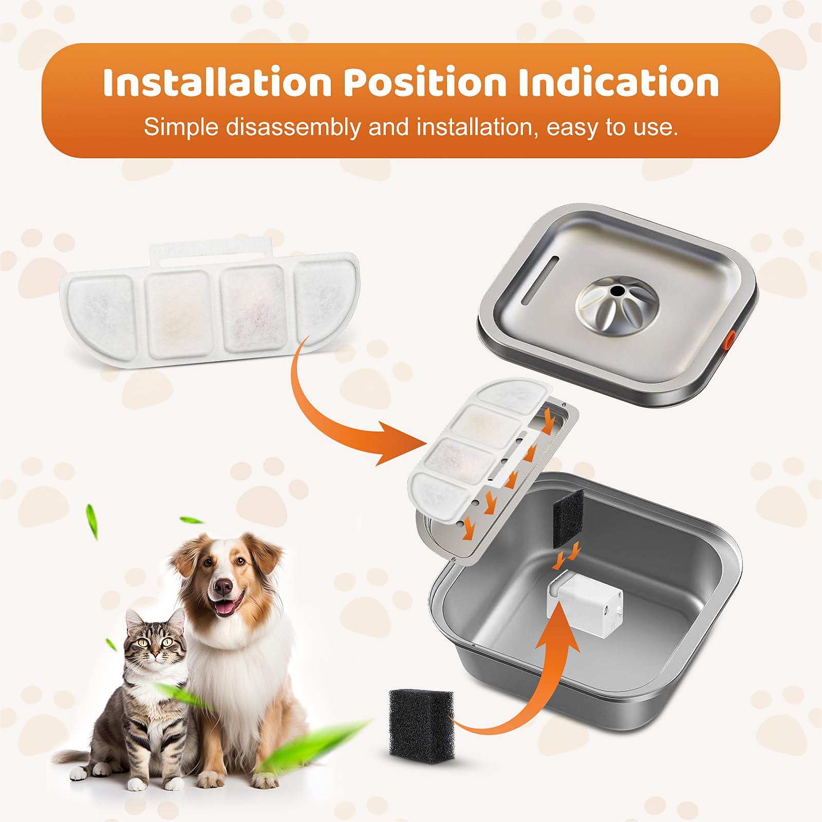 KTNAid WF008A filter soak and rinse guidance for proper priming and filtration