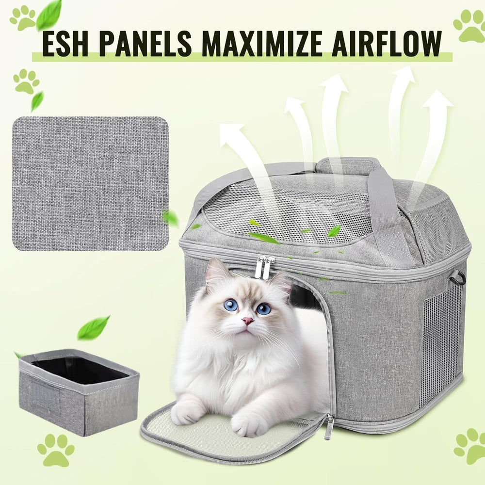 KTSOLRA full-access openings on sides and top for easy pet interaction