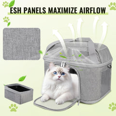 KTSOLRA full-access openings on sides and top for easy pet interaction