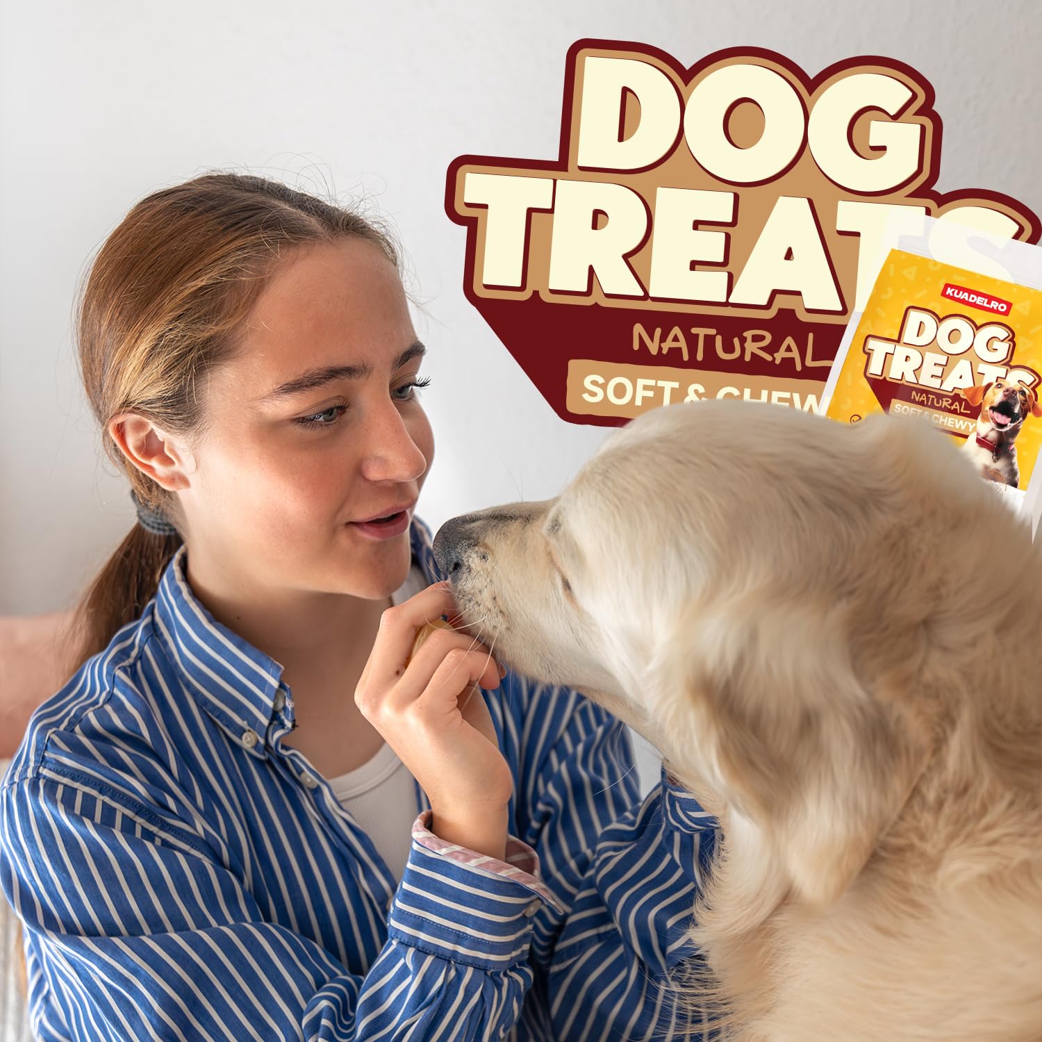 KUADELRO Duck Rings training reward for dogs of all sizes