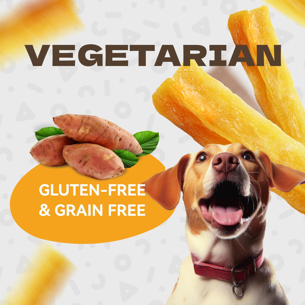 KUADELRO Sweet Potato Dog Treats ideal small-dog-snack for tiny bites.