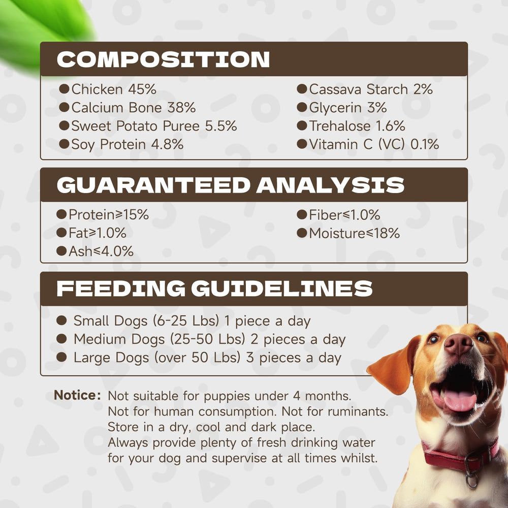 KUADELRO long-lasting chews in-action on a dog during training.