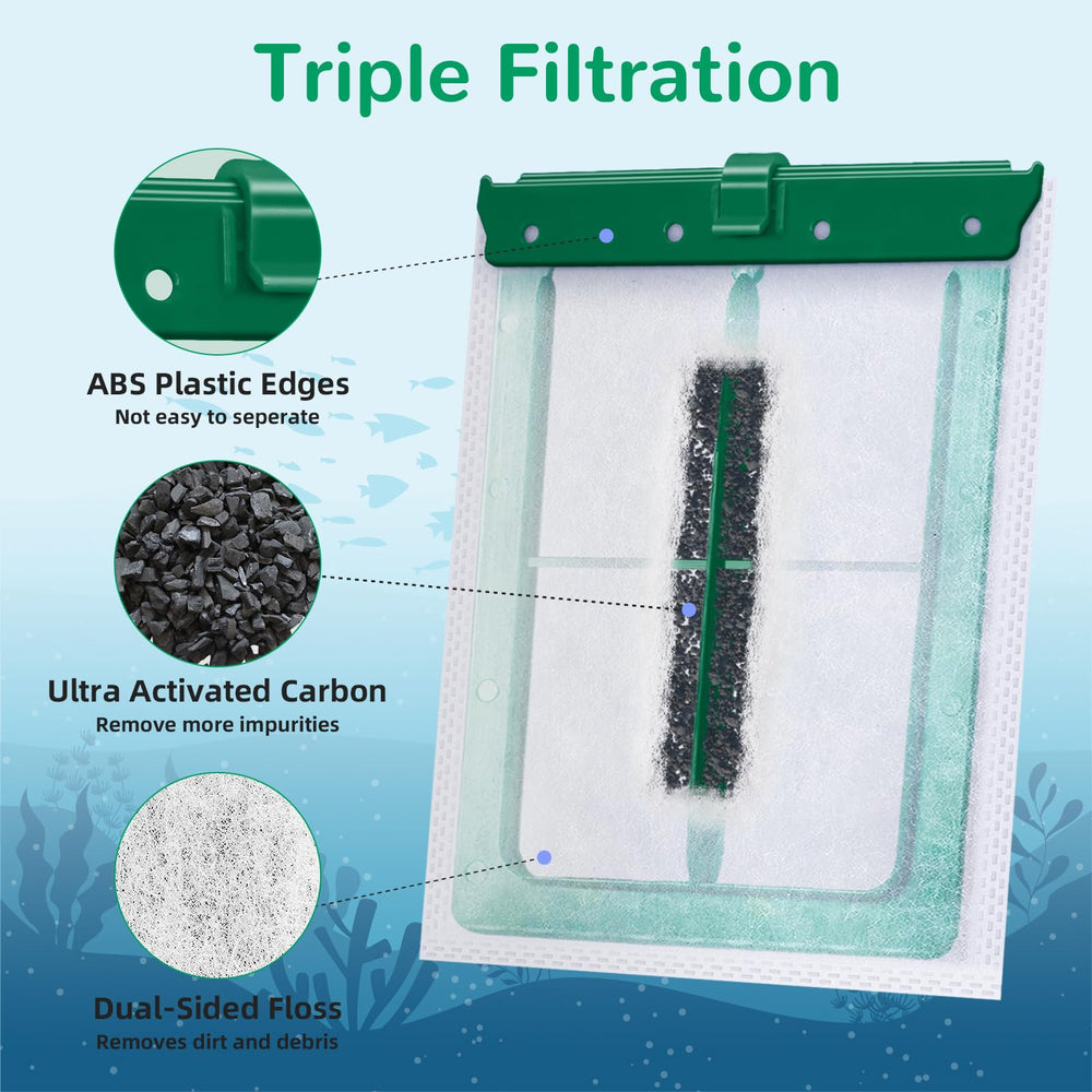 Kucbraly dense double-sided mesh captures debris and fish waste