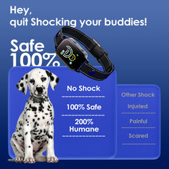 KUECU small-dog fit on neck demonstrates comfortable, lightweight design for tiny to medium pets.