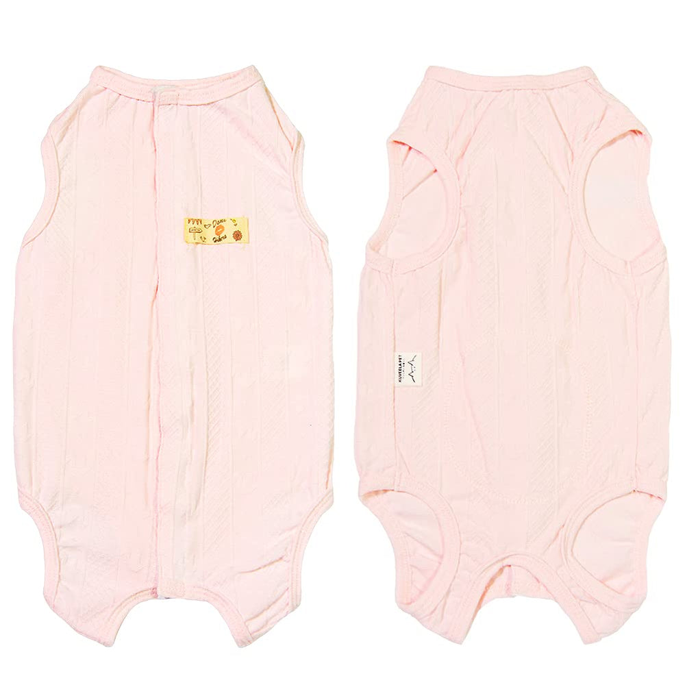 Kukaster Pet recovery suit's soft breathable fabric supports comfortable wear