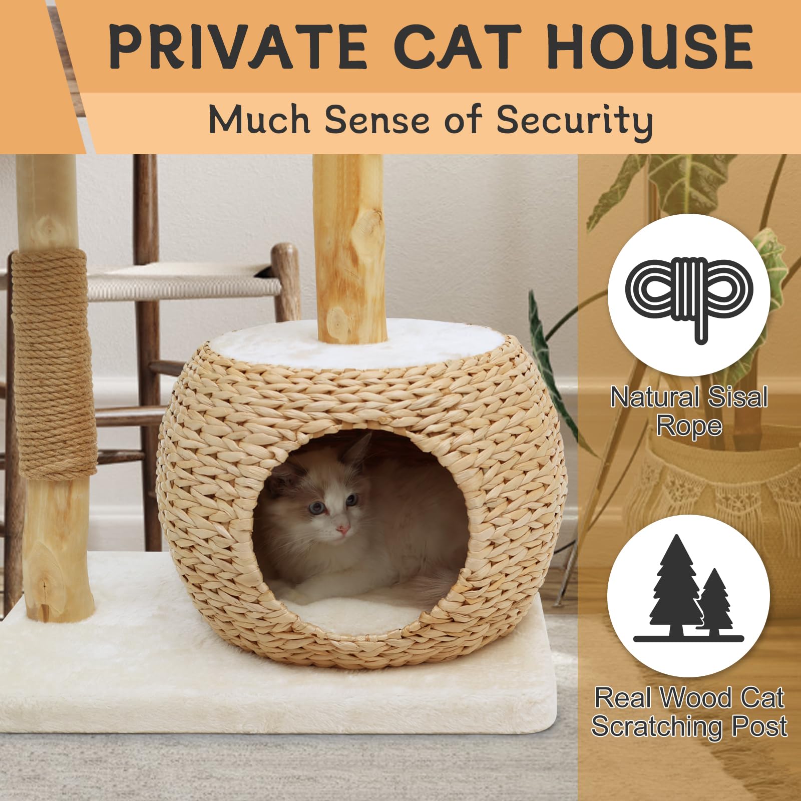 KULAMOON cat tree easy assembly with clear instructions.