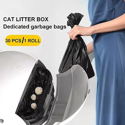 KungFuPet cat litter liners in-use demonstrate tidy cleanup and quick disposal.