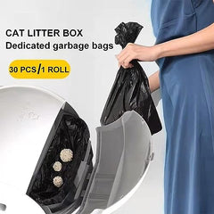 KungFuPet cat litter liners in-use demonstrate tidy cleanup and quick disposal.