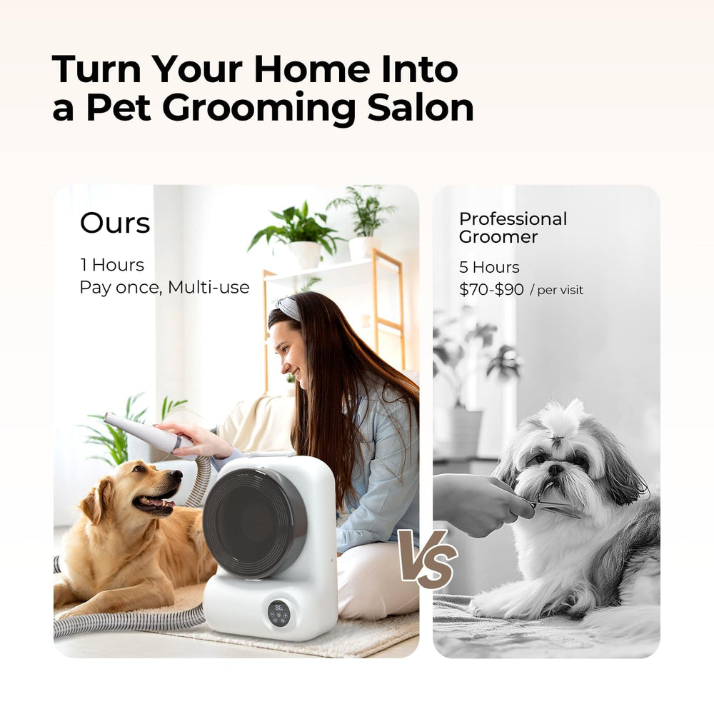 KungFuPet 3-liter canister highlights easy-emptying fur collection