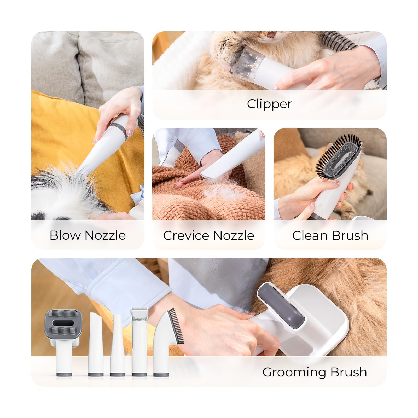 KungFuPet accessories-storage-compartment shows organized grooming kit storage