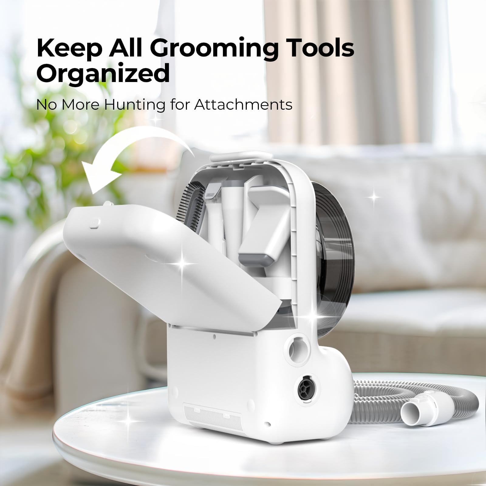KungFuPet negative-ion-technology reduces static for shinier fur