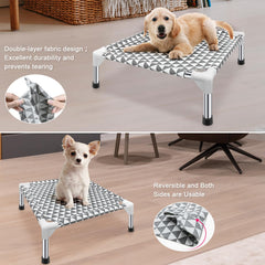 Kuntrust elevated bed showing tool-free assembly