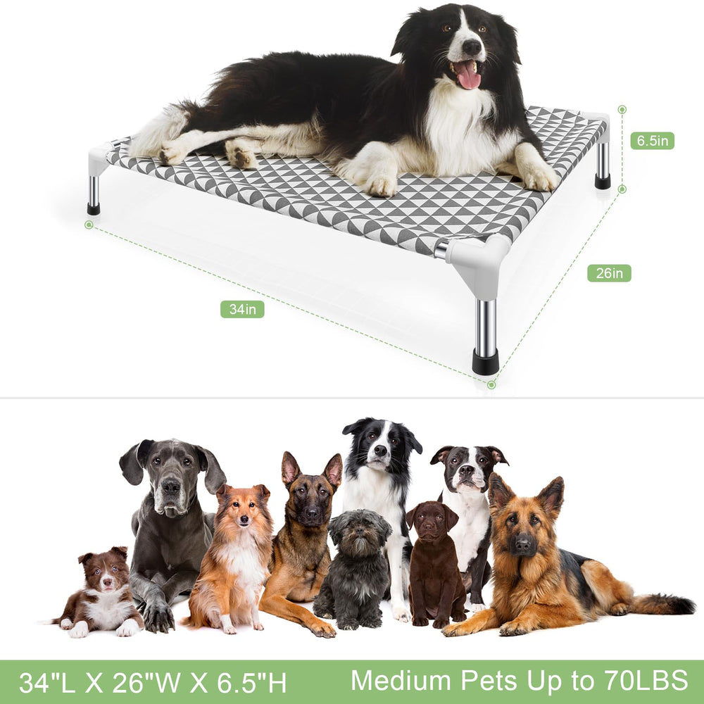 Kuntrust portable dog bed is lightweight for travel