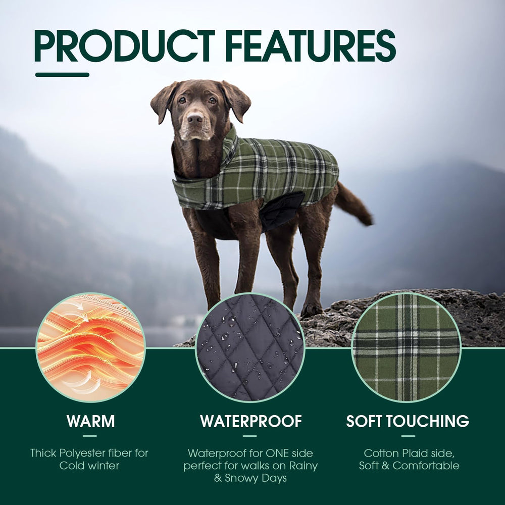 Kuoser adjustable neck and belly straps ensure comfortable fit on walks