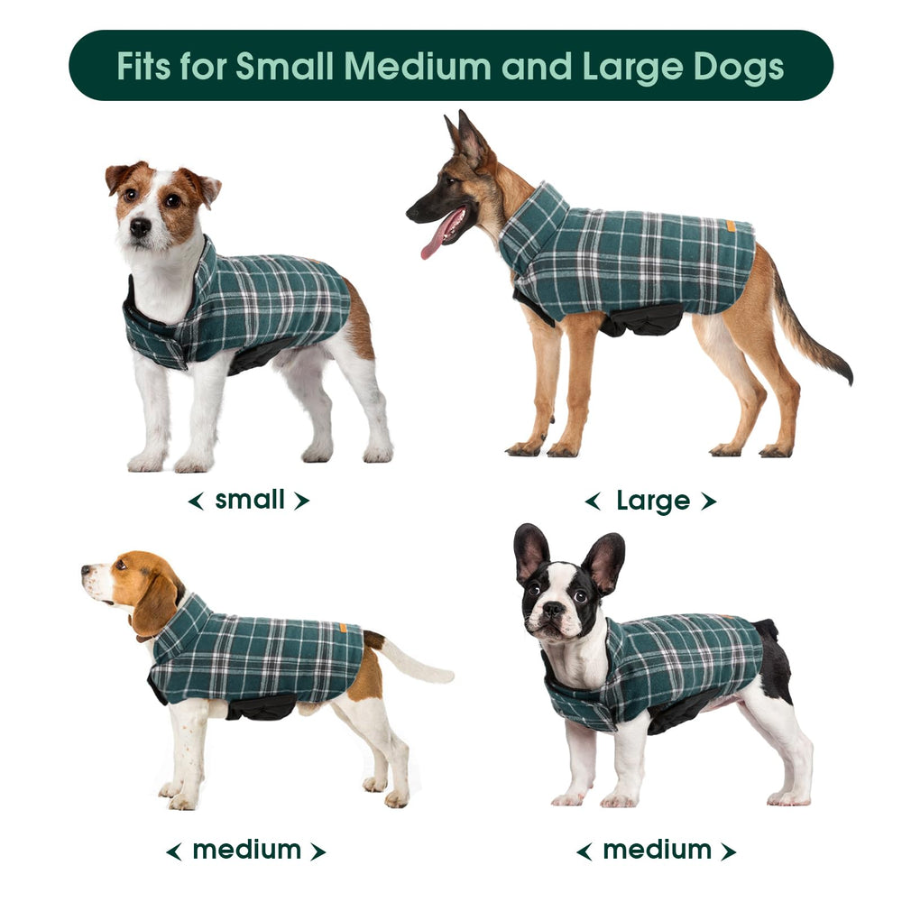 Kuoser British plaid pattern in green adds classic style