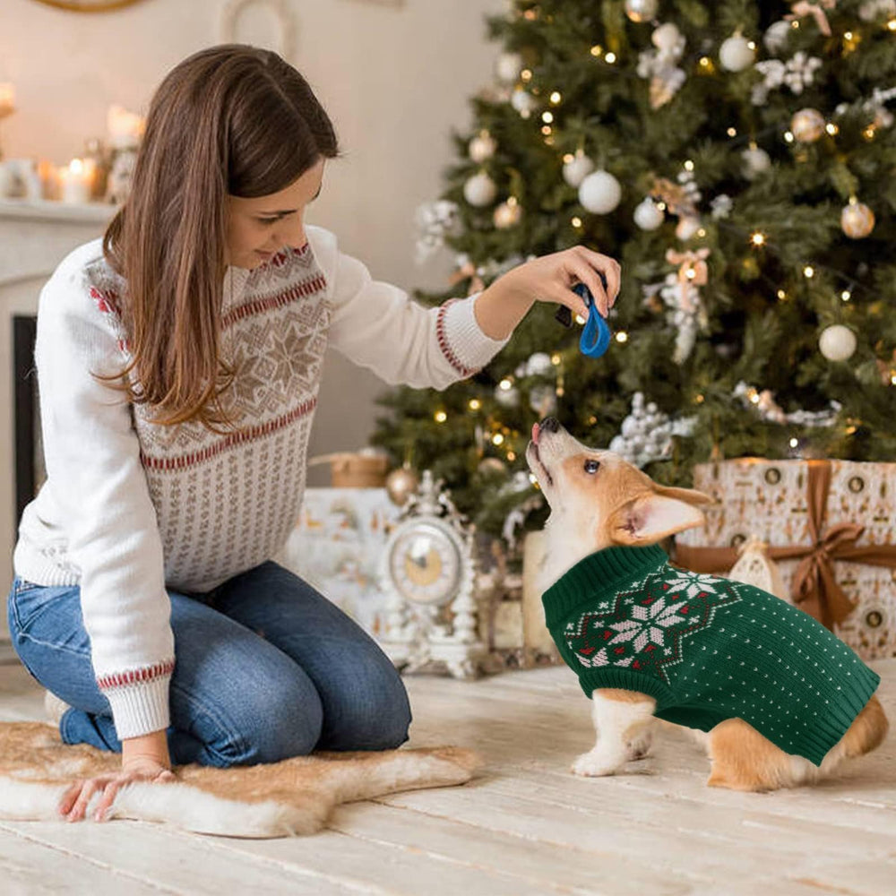 Kuoser dog Christmas sweater machine washable for easy cleanup after holidays.