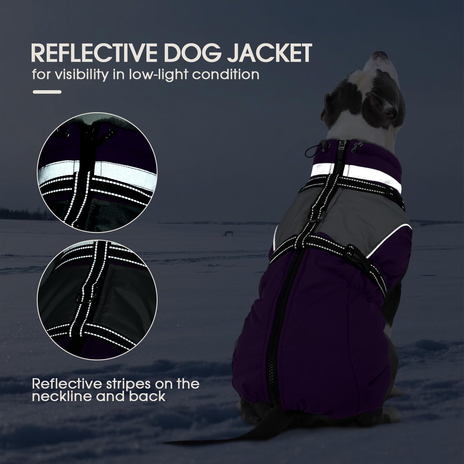 Kuoser coat features adjustable drawstring collar for snug warmth