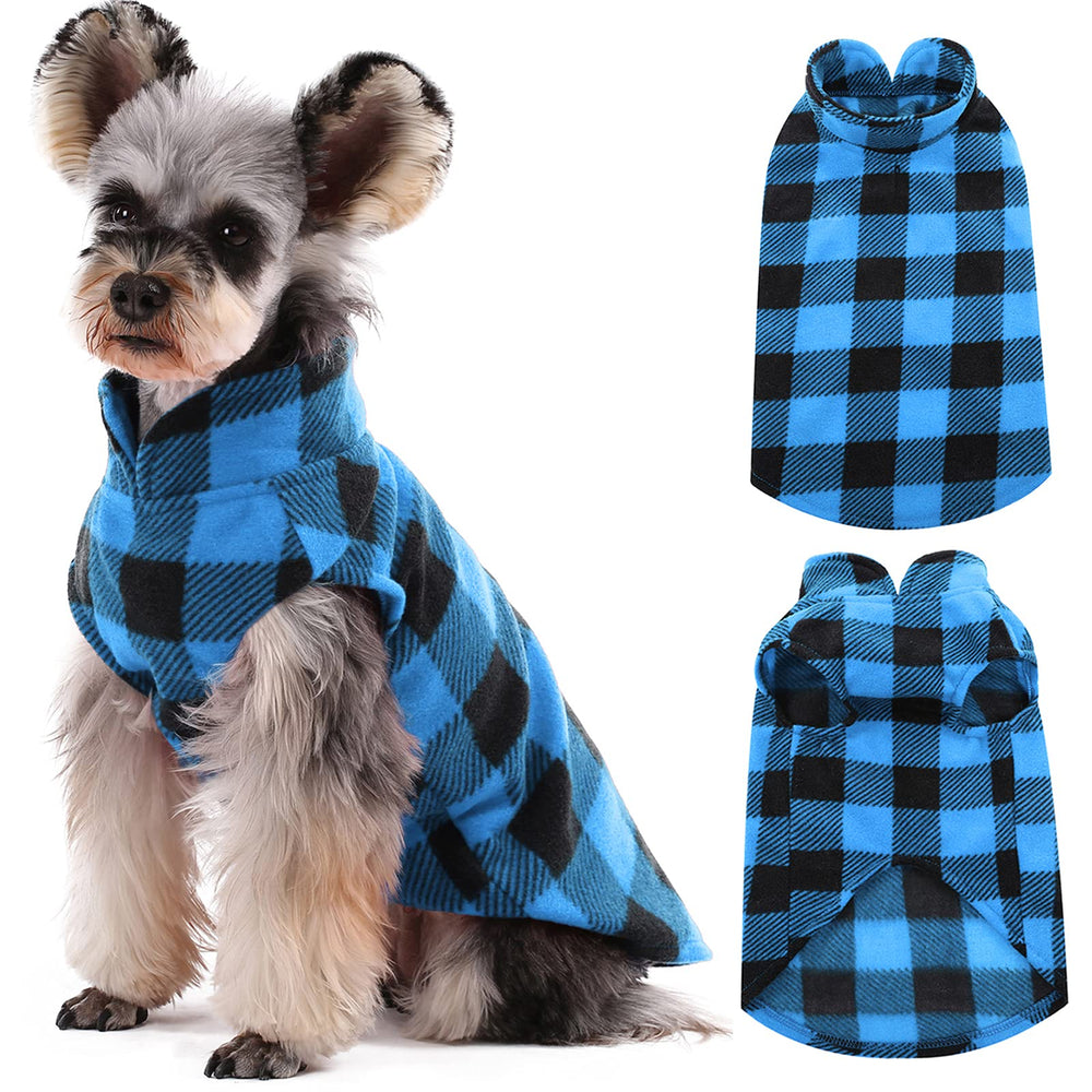 Kuoser dog fleece vest fabric closeup shows soft warmth for chilly days