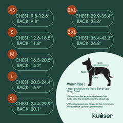 Kuoser dog jacket leash-hole design enables easy leash attachment on outings.