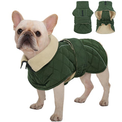 Kuoser dog jacket warmth-inside fleece delivers cozy insulation during chilly strolls.
