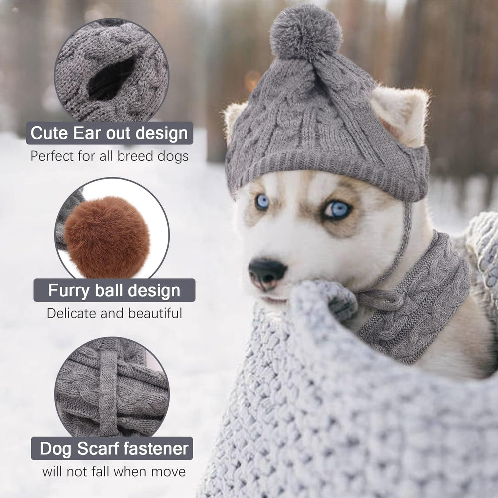 Kuoser open-ear hat design enabling easy on/off and fur protection.