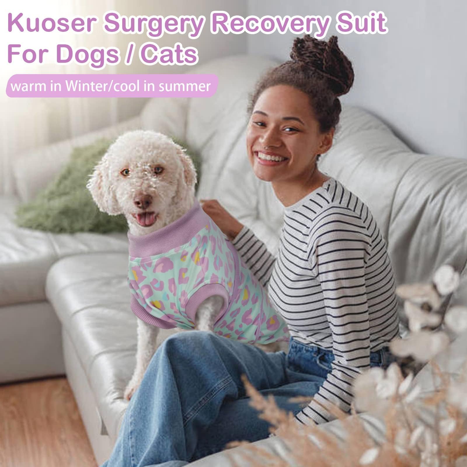Kuoser recovery suit for indoor-outdoor wear showcases versatile after-surgery use.