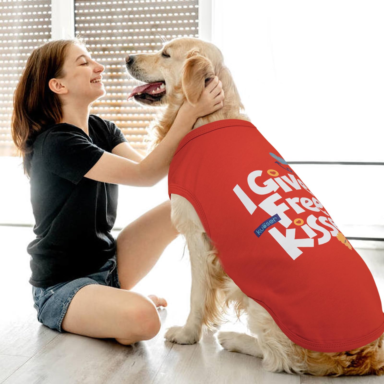 Kuoser dog shirt breathable soft material ideal for spring and summer