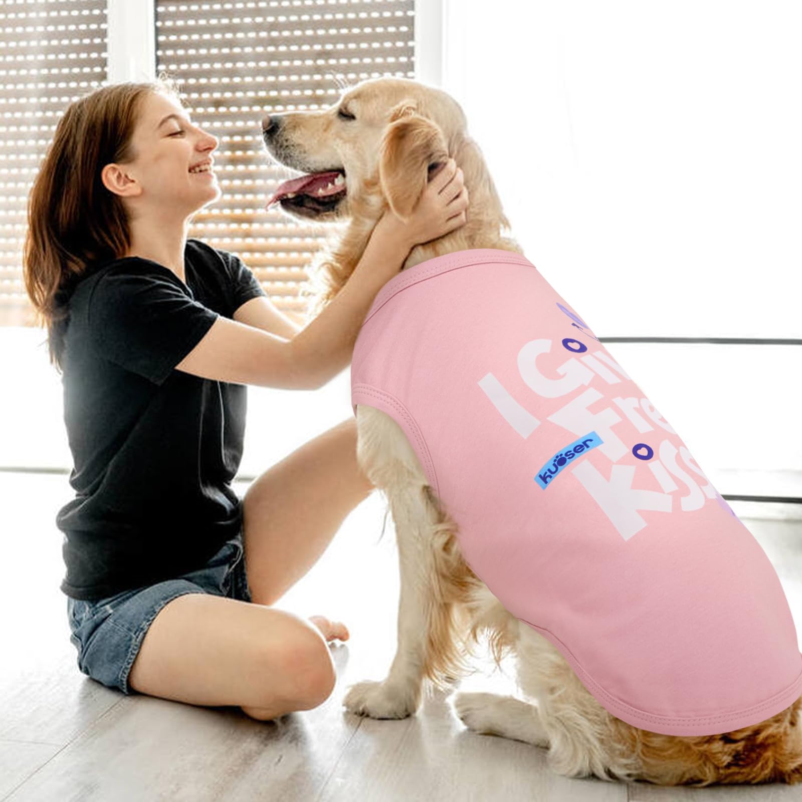 Kuoser dog shirt worn during outdoor walks demonstrating all-season versatility.