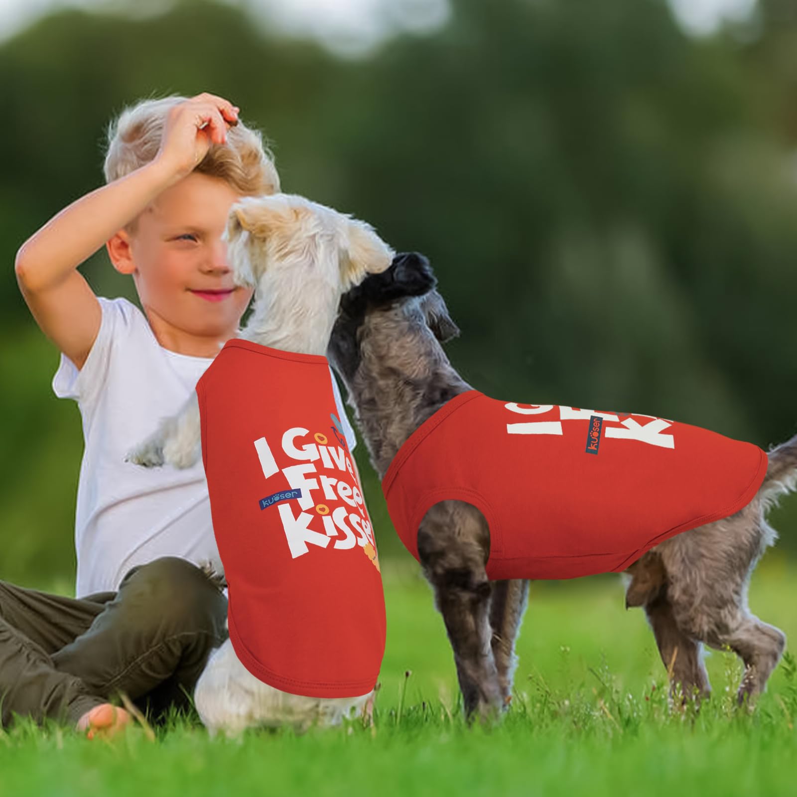 Kuoser dog shirt size chart measurement guide helps fit every pup