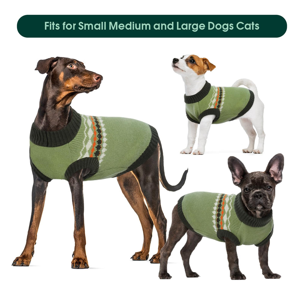 Kuoser dog sweater holiday style worn for events and daily wear