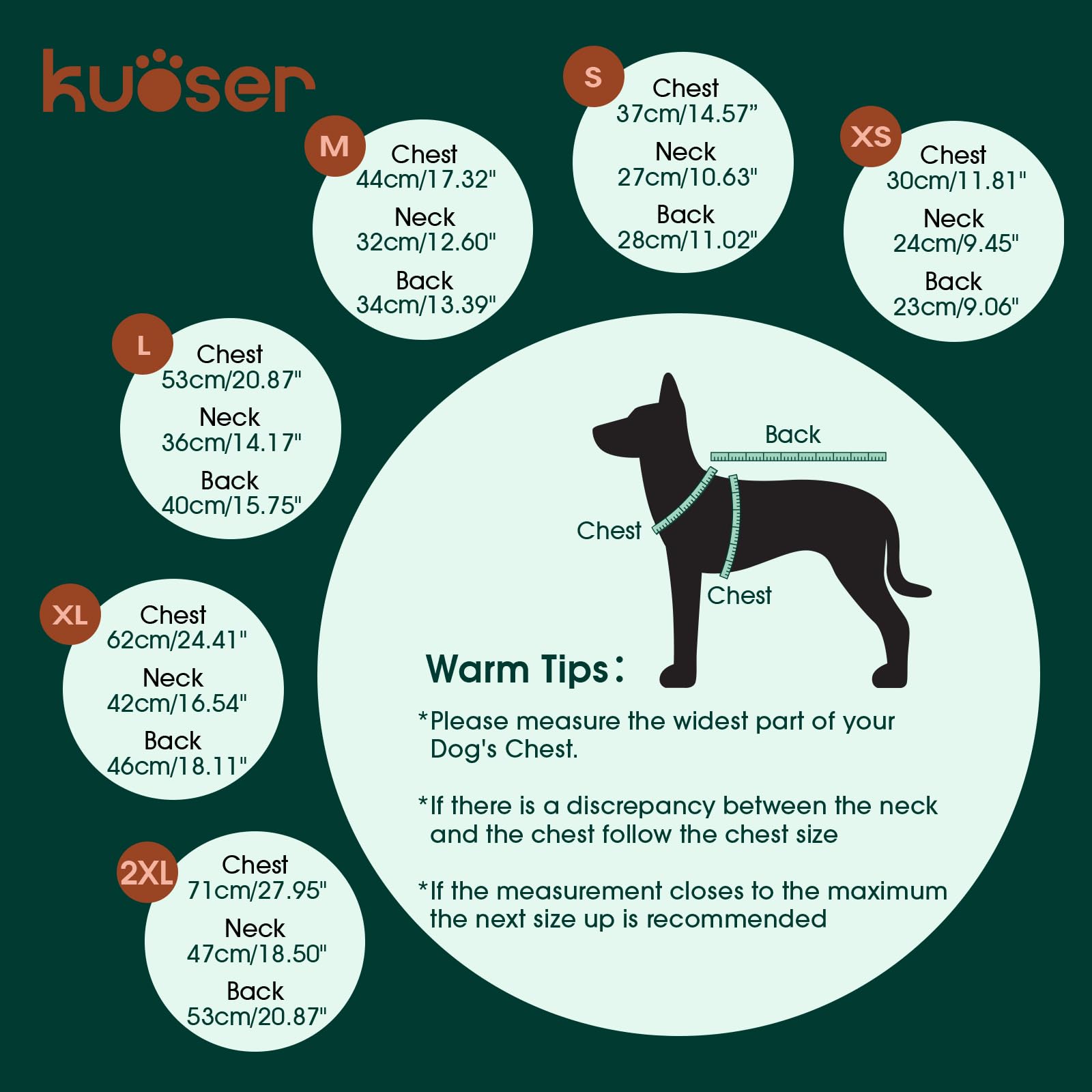 Kuoser dog sweater knit texture closeup highlights soft fabric and quality stitching