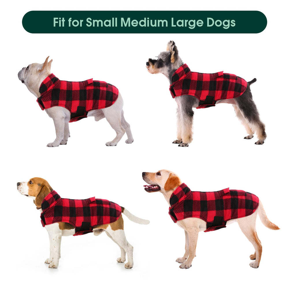 Kuoser dog winter coat in action during outdoor winter walks.