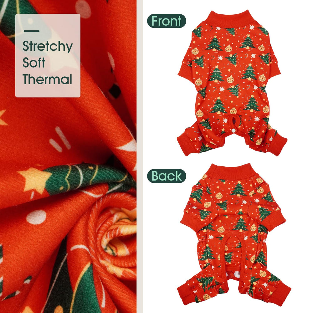 Kuoser dog winter pajamas four-legged design helps prevent slipping and traps warmth