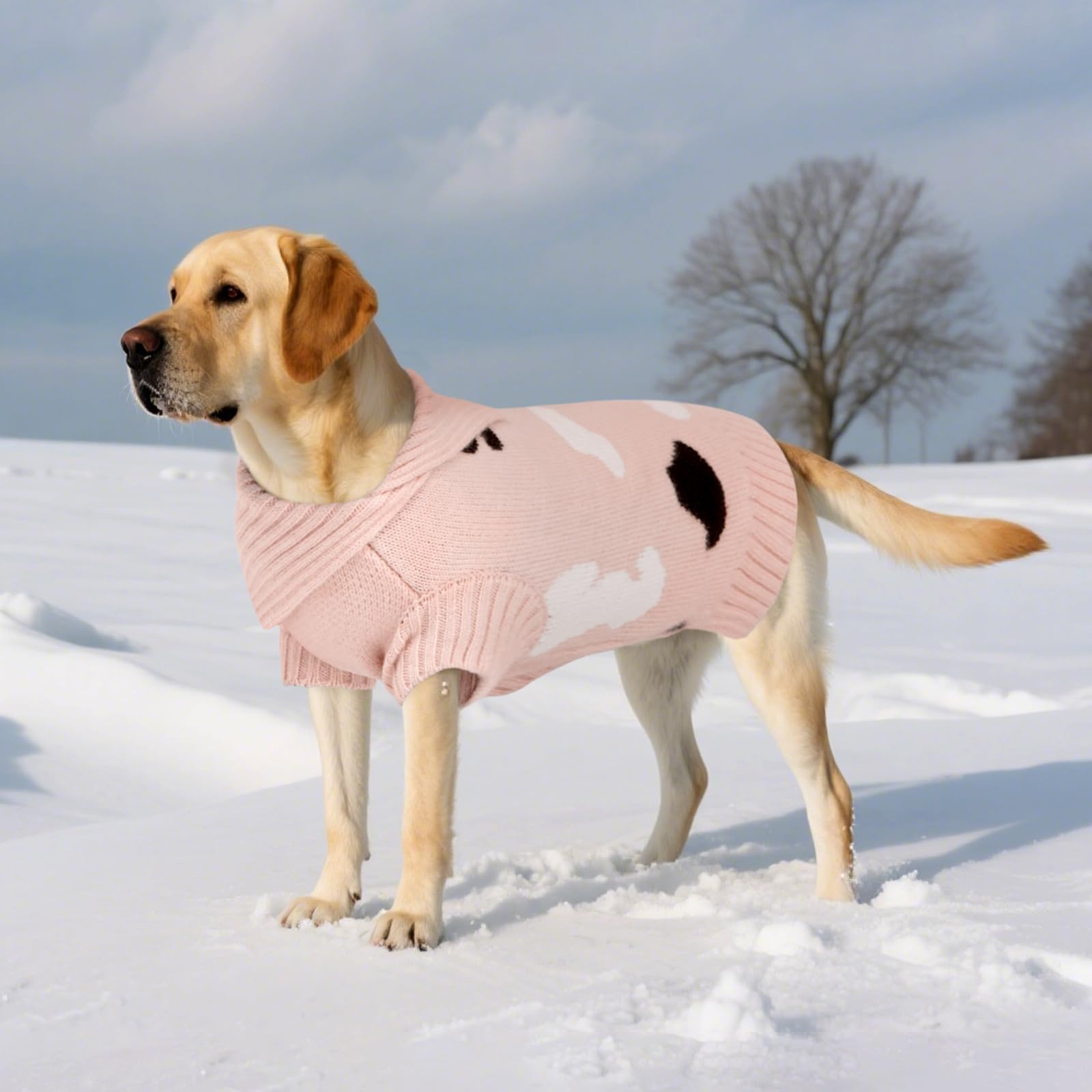 Kuoser gift-ready pet sweater conveys thoughtful style and warmth for pet lovers.