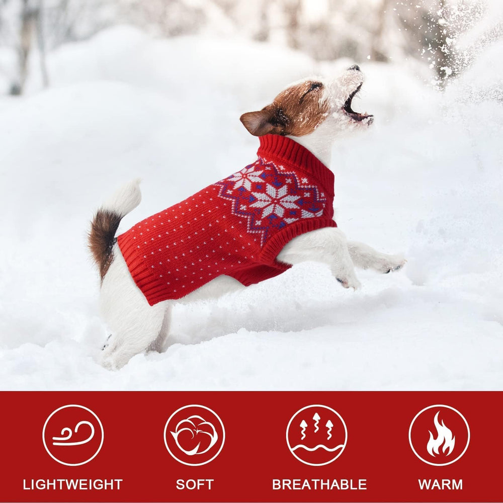 Kuoser machine-washable knitwear simplifies care after playful holiday moments.