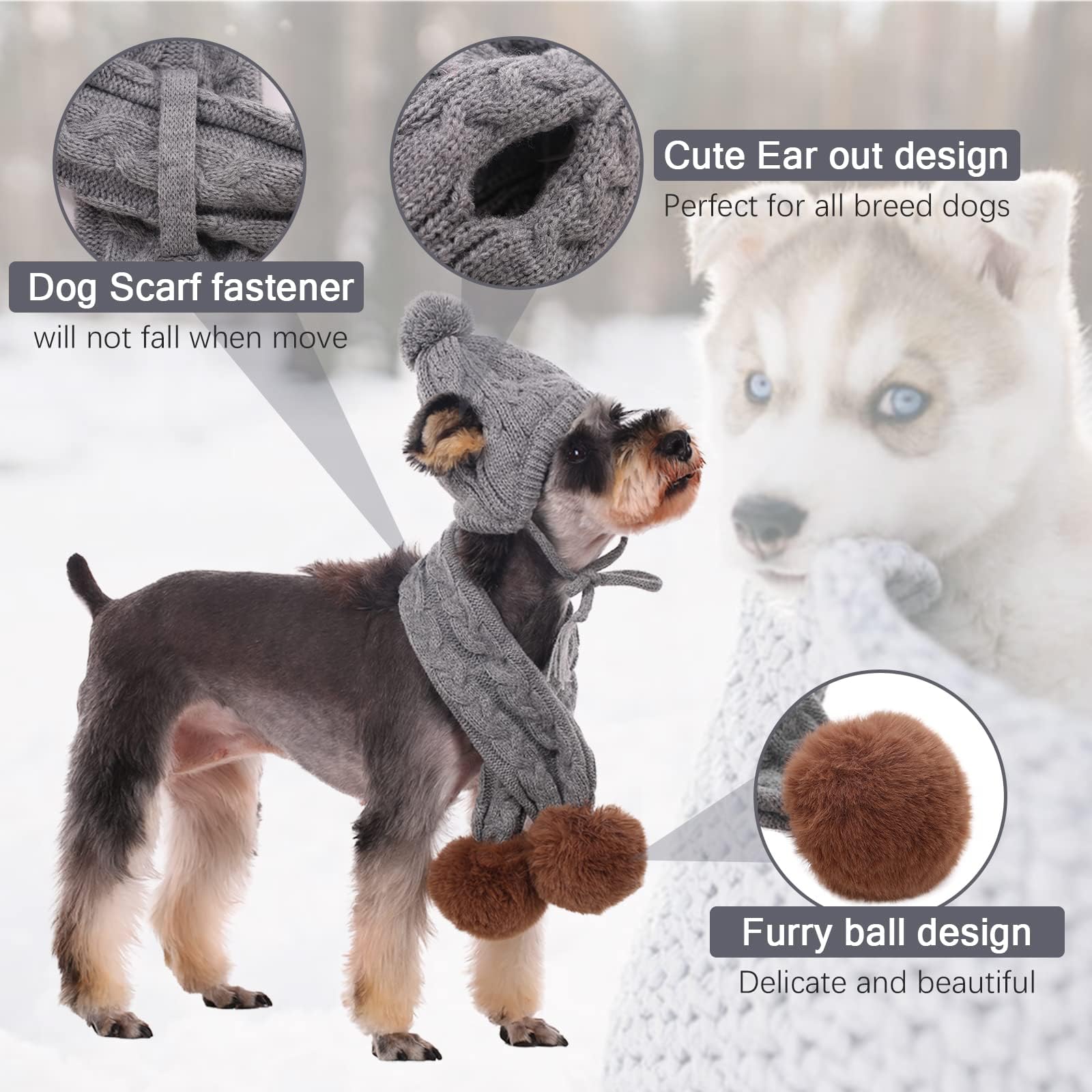 Kuoser knitted fabric close-up emphasizes soft, durable warmth.
