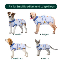 Kuoser Recovery Suit abdomen wound protection prevents licking.
