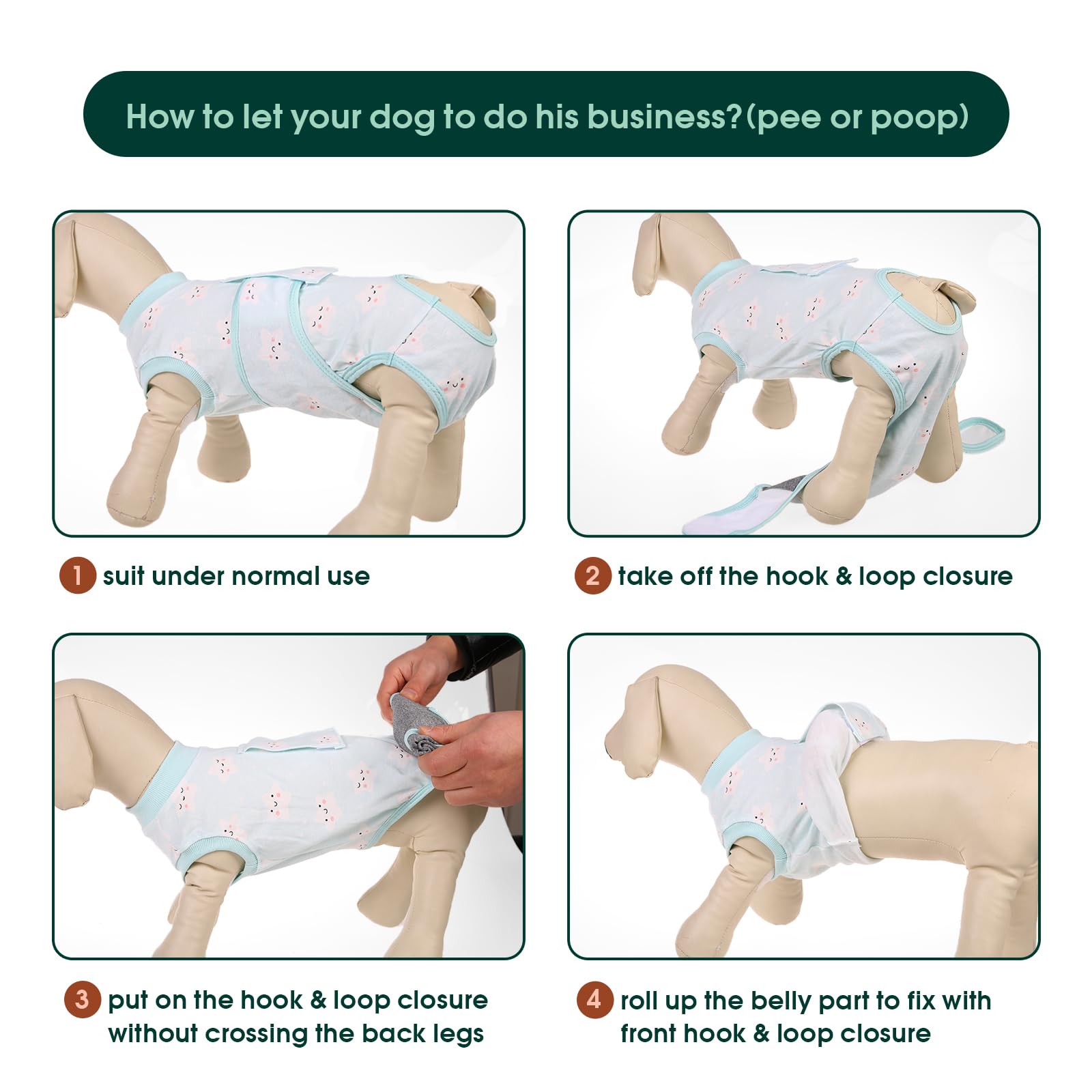 Kuoser recovery suit abdominal protection emphasizes wound coverage and pet dignity