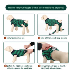 Kuoser Recovery Suit cone-alternative fit prevents licking while easing movement.