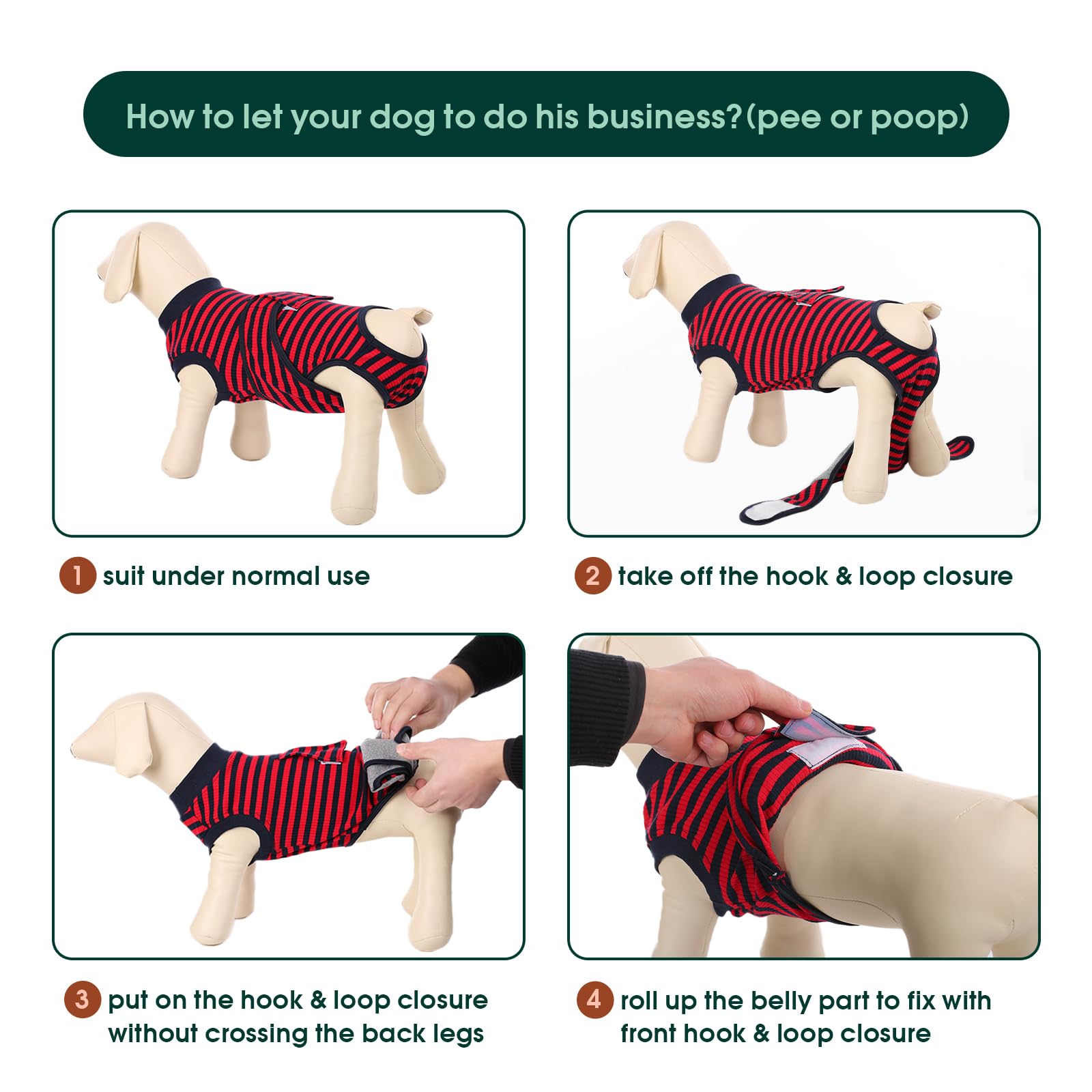 Kuoser recovery suit cone alternative shows an alternative to the cone during recovery.