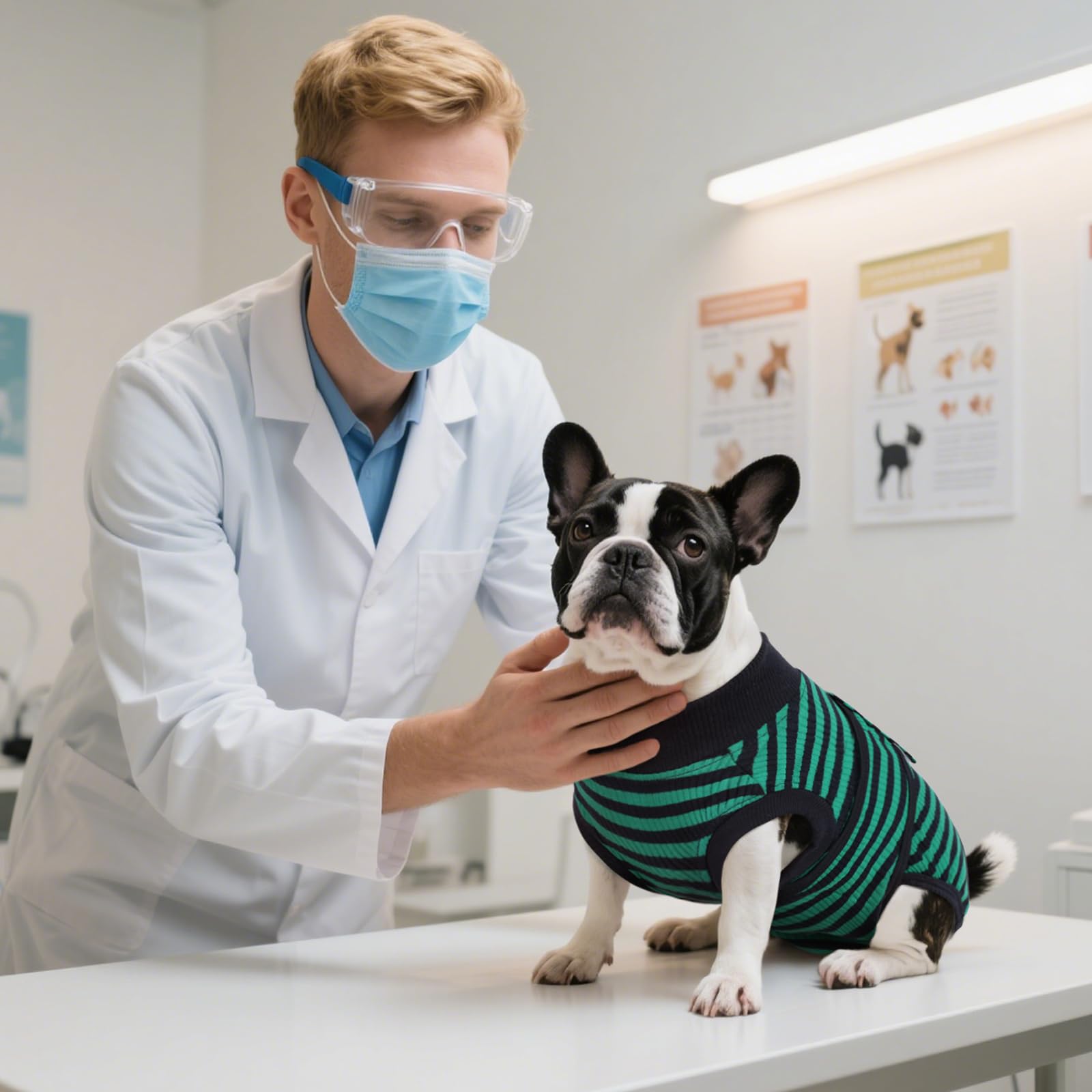 Kuoser Recovery Suit easy tape securement enables quick bathroom breaks.