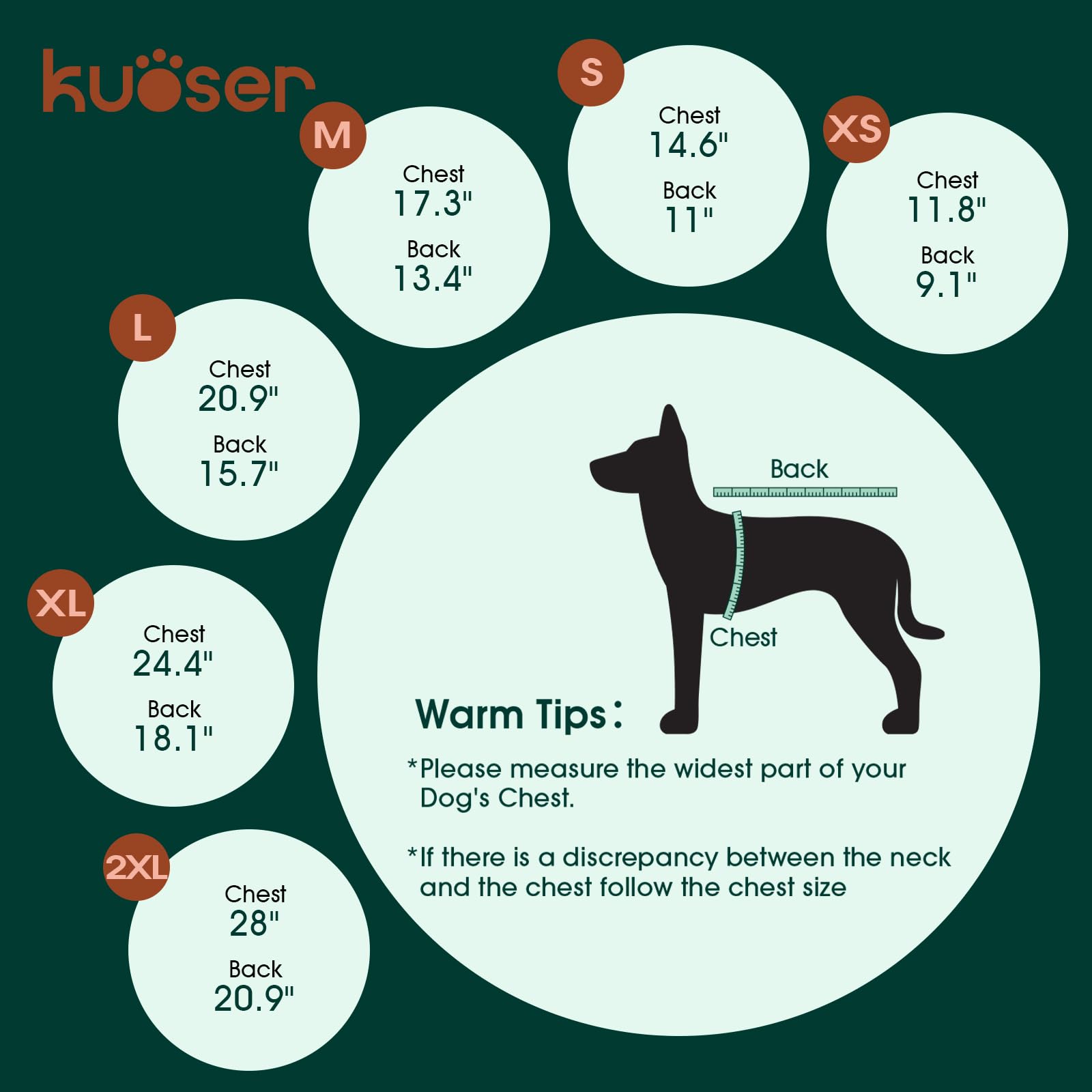 Kuoser Small Dog Sweater Green S close-up of ribbed cuffs highlights chic, snug fit.