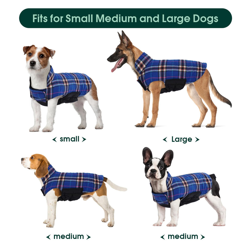 Kuoser Warm Dog Coat weatherproof fabric blocks wind and rain for outings