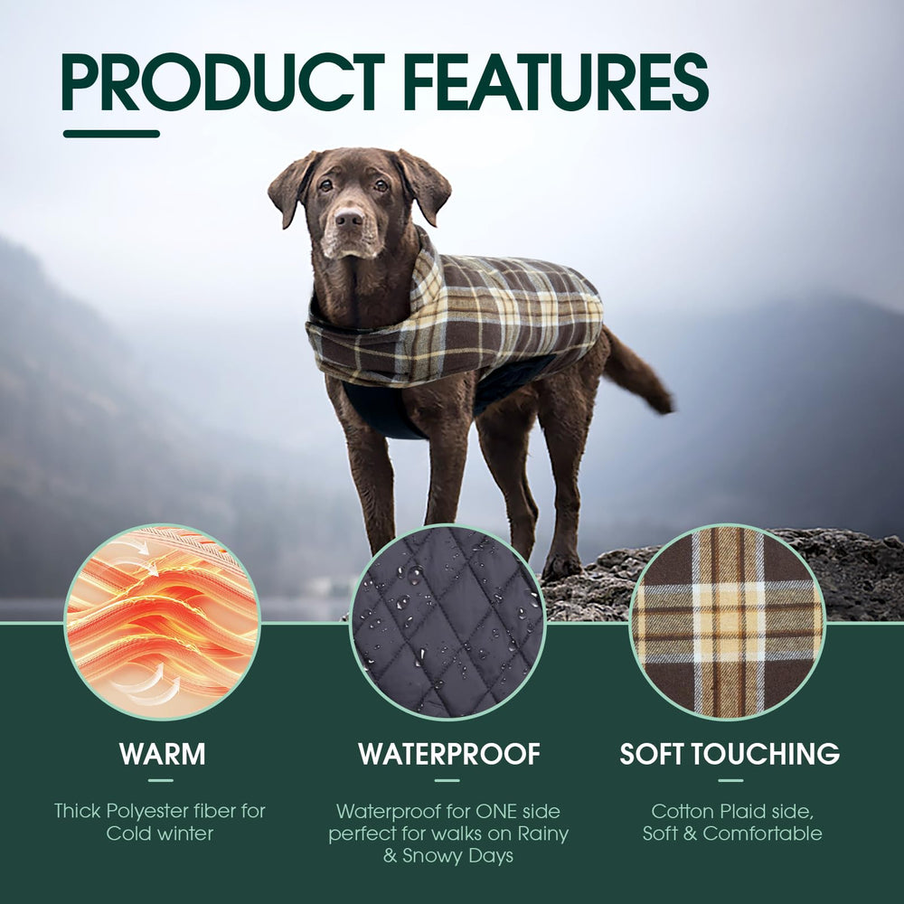 Kuoser coat interior fleece lining provides cozy warmth indoors and out