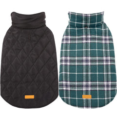 Kuoser waterproof dog coat with windproof outer layer for windy walks.